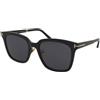 Tom Ford TF1245-K 01A | Occhiali da Sole Graduati o Non Graduati | Plastica | Quadrati | Nero | Adrialenti