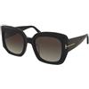 Tom Ford Carla-02 TF1220-F 01B | Occhiali da Sole Graduati o Non Graduati | Plastica | Quadrati | Nero | Adrialenti