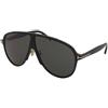 Tom Ford Vladimir TF1211-F 01N | Occhiali da Sole Graduati o Non Graduati | Plastica | Pilot | Nero | Adrialenti