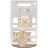 Solida Pinza per capelli mix and match, bianche Fermacapelli 2 pz.