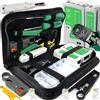 Retoo Kit di Attrezzi per Rete 9 in 1 Professionale, Tester per Cavi, Crimpatrice RJ45, Pinza