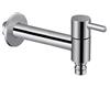 Shuiltad Rubinetto per lavabo in acciaio inox montato a parete, mocio, stagno, lavatrice, rubinetto per acqua fredda, giardino, terrazza, raccorderia per WC, filettatura G1/2 pollici