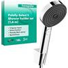 hansgrohe Pulsify Select S Set supporto doccia 105 3 tipi di getto Relax con flessibile 160 cm, cromo, 24303000