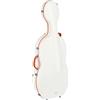 GEWA Custodia per violoncello GEWA Pure in policarbonato FUN 4/4 bianco arancio