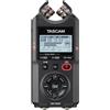 Tascam DR-40XP - Registratore da campo portatile a 4 canali a 32 bit float e interfaccia audio USB-C — Con 2 ingressi XLR/TRS e microfoni regolabili per musica, audio per video e interviste
