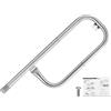 GRISUN Tubo bruciatore in acciaio inox 60040 per Weber Q100, Q120, Q140, Q1000, Q1200, Q1400 barbecue a gas - Ricambi accessori per Weber Baby Q, bruciatore tubo con vite