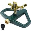 LEKEFETO Irrigatore per prato con alloggiamento in metallo, irrigatore automatico a 360° per irrigazione del giardino, robusto sistema di irrigazione per prato, agricoltura e serra