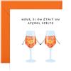 Central 23 Carte Amour Delightful Him Her Aperol Spritz Petit Ami Femme Mari Saint Valentin Boissons Stickers Par