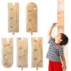 ARJDXDP Metro graduato per in legno, Righello Di Legno Rimovibile, Parete Appeso Righello, Crescita Grafico Misurazione, Tabella Altezza Parete