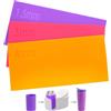 QWORK® 3 Pezzi Tazze Sublimazione grezze, Involucri per Tazze in Silicone Sublimazione di 3 spessori 1,5 mm/3 mm/4 mm per Stampare Tazze
