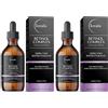 Krealis 100ml - Retinolo Viso Completo con Niacinamide, Acido Ialuronico e Vitamina C, Siero Retinolo Idratante, Siero Viso, Antirughe, Antimacchia (Confezione da 2)