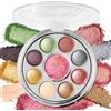 UCANBE Palette Ombretti con Blush, 9 Colori Alta Pigmentazione Palette Trucco Opaco Brillante Metallic, Texture Setosa a Lunga Tenuta, Kit Trucco Donna (01 Banchetto Medievale)