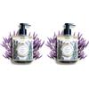 Panier des Sens - Sapone Liquido di Marsiglia alla Lavanda - Sapone Mani Idratante - con Olio di Cocco - 97% di Ingredienti Naturali - Formula Tradizionale in Calderone - 500ml (Confezione da 2)