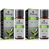 Kanzy Tea Tree Oil, Olio di Albero Del Tè 10ml per Viso, Corpo, Unghie, Capelli e Aromaterapia Diffusore, Tee Tree Olio Essenziale (Confezione da 2)