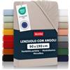 Blumtal Basics - Set di 1 lenzuolo con angoli 90 x 190 cm, lenzuolo con angoli 90 x 190 in microfibra di alta qualità, morbido, resistente, anti pieghe, certificato Oeko-Tex, colore: tortora