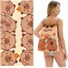 SYTTNUM Telo Mare Capibara & Borsa Portaoggetti, Capybara Asciugamano da Spiaggia, Asciugamano Capybara Telo Mare Microfibra, Ideale per la Palestra Spiaggia Piscina- 150 * 70CM (B)