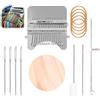 KEORHEZ Telaio per Tessitura(14 Hooks) Mini Loom Machine per Cucire Macchina, Telaio Per Rammendo Tipo, Cucire Knitting Machine Micro Machines Telar para Maquina Tricotar Giocattolo Regalare 4 Ferri da Maglia