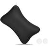 flintronic Cuscino Vasca da Bagno, Cuscino da Bagno 3D Mesh, con 2 Ventose Antiscivolo, Cuscino da Bagn Ergonomici, Può Supportare La Testa, Il Collo-Nero