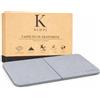 Generico KLOTI Tappeto bagno in diatomite, tappeto bagno antiscivolo, tappetino doccia assorbente, tappeto antiscivolo vasca, asciugatura rapida, anti muffa, 60x39 cm, grigio