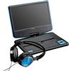Lenco Lettore DVD Portatile 9 pollici Schermo Girevole con Cuffie Audio e Batteria