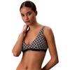 Calvin Klein Top da Bagno da Donna Bralette con Scollo all'Americana LV00Q61207, Rosa, M