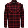 R.d.d. royal denim division Rddcharles Check - Maglietta a Maniche Corte, Taglia L/S, Rosso Pompei, L