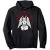 Baphomet Satana Diavolo Satana - Camicia Baphomet - Satana Lucifero Belzebù Felpa con Cappuccio