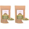TeaClub Tè alcalina Total Relax sfusa 100g, miscela di tisane con menta melissa camomilla lavanda, Tisana TeaClub (Confezione da 2)