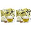 HERBALIA - Yerba Mate in Bustine, Confezione di The Mate da 20 Bustine Senza Punti Metallici, 30 gr. di Yerba Mate per Infusi e Tisane (Confezione da 2)