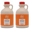 MapleFarm Puro sciroppo d'acero Canadese Grado A (Very dark, Strong taste) - 1 litro (1,32 Kg) - Original maple syrup - Puro succo d'acero (Confezione da 2)