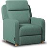 Nalui - Poltrona Relax One Fabric (77x87x95cm) con Apertura Push Manuale e Struttura Rinforzata. Poltrona Reclinabile 160º Rivestita in Tessuto | Verde