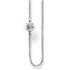 Thomas Sabo Collana unisex Karma Beads Argento sterling 925 KK0001-001-12