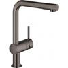 Grohe Minta 30 274 A00 Miscelatore monocomando cucina con doccetta estraibile a 2 getti finitura Antracite - Grigio antracite - 30274A00