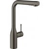 Grohe Essence 30 270 AL0 Miscelatore monocomando cucina con doccetta estraibile verso il basso a 2 getti finitura Antracite - Grigio antracite spazzolato - 30270AL0