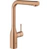 Grohe Essence 30 270 DL0 Miscelatore monocomando cucina con doccetta estraibile verso il basso a 2 getti finitura Bronzo - Oro rosa spazzolato - 30270DL0