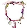 MarHermoso Collana con Sciarpa da Donna, Girocollo Stile Westcowboy, Ciondolo in Acciaio Inox, Realizzato a Mano, Gioiello con Charm, Leopardo, Bandana in Seta, alla Moda, Vintage, Medio, Placcato oro