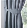 Fusion - Fermatenda celeste (71 x 14 cm) - 2 pezzi - Accessori per tende per soggiorno/camera da letto - Tende coordinate disponibili - Policotone - Fermatenda in azzurro chiaro