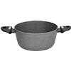 Tognana WI75814AMNF Casseruola 2 Manici Mythos, Alluminio, Grigio, 20