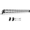 PICAA Fila Unica Barra luminosa a LED Fuoristrada 53.5cm 90W Fari Led Trattore 12V 24V Spot Slim Impermeabile LED Luce da Lavoro per Auto Barca FUORI STRADA 4X4 SUV ATV UTV Camion