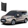 JinsenTGG Copertura Parabrezza Auto Compatibile con Ford Transit Connect 2012-2021, 600D Parasole per Finestrino Anteriore, Oscuramento Copertura Avvolgente per Finestrino Anteriore Resistente Alle Intemperie
