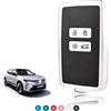 TOOMUME Cover Chiave TPU Texture in Pelle, Custodia Chiave Copri Chiave Adatto per Renault Scenic 4 Megane 4 Clio 5 Espace 5 Kadjar Captur Arkana Austral Zoe Dacia Duster Sandero Stepway