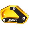 ZESIDIMO per Suzuki V-Strom 650 XT DL650 Moto Estensione Cavalletto,Oro