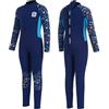 Summshall Muta lunga per bambini, 2 mm, in neoprene, per ragazzi, ragazze e bambini, flessibile, calda, protezione solare UPF50+, per nuoto, surf, parco acquatico e spiaggia, sport acquatici