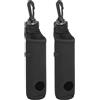 PATIKIL Borsa Porta Palline da Golf, 2pz Custodia Porta Tee da Golf in Neoprene Portatile con Clip per Uomo e Donna, Regali per Conservazione, Nero