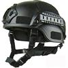 ROKFSCL Casco tattico militare militare leggero casco rapido SWAT combattimento airsoft outdoor paintball cs games CQB copricapo di sicurezza (nero)