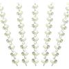 PATIKIL Fili Ghirlanda Cristallo 14 Mm Catenelle Perline Lampadari Ottagonali Acrilico 16,4 Piedi Creazione Gioielli Decorativi per Casa Feste Matrimonio, Artigianato Fai-Da-Te, Champagne