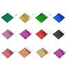 burkfeeg 240 Pezzi Fogli di Carta Oro Multicolore, Foglia Oro Fogli di Foglia Oro Decorazione di Lamina d'oro Mobili per Doratura Pittura Artistica, Artigianato per Unghie e Fai da Te 9x9cm