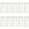 Flylin 10 filtri di ricambio per aspirapolvere, filtro HEPA di ricambio per Ilife X3/V3/V3s/V5s/V5pro, ricambio per robot aspirapolvere, lavabile e antipolvere