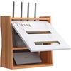 OEM Router Wi-Fi, decorazione in legno di ciliegio, gestione dei cavi