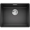 BLANCO SUBLINE 500-F - Lavello da cucina in granito filo-top per basi di lavello con larghezza di 60 cm - SILGRANIT - Grigio - 523532